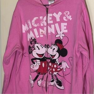 Disney XXL Bubblegum🫧💕Pink Mickey & Minnie Sweatshirt